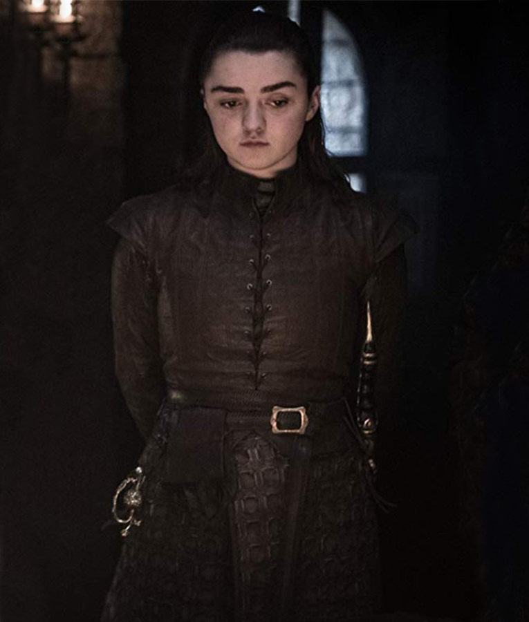 Arya Stark Jacket | Game of Thrones Maisie Williams Coat