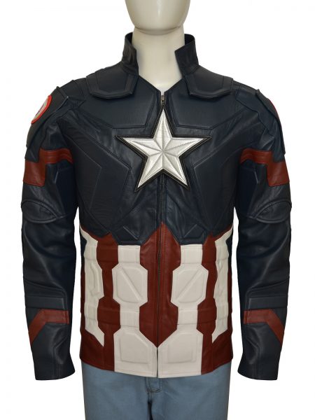 Avengers Age of Ultron Captain America Jacket for Women
